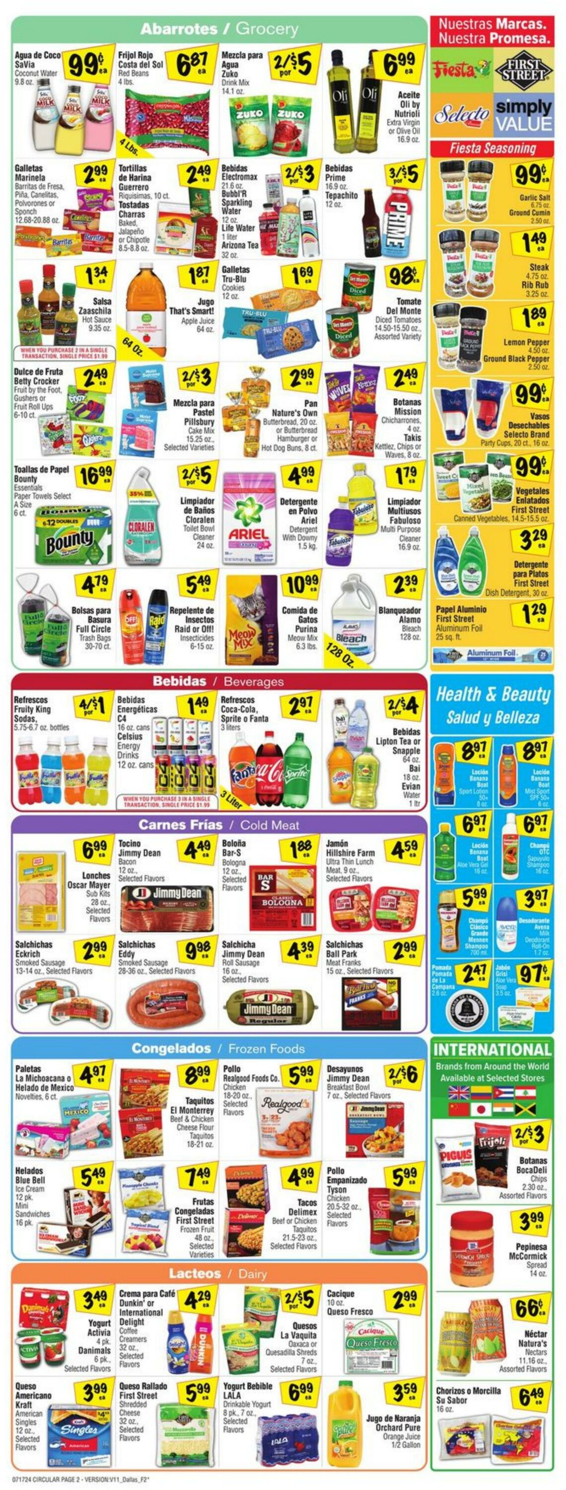 Weekly ad Fiesta Mart 07/17/2024 - 07/23/2024