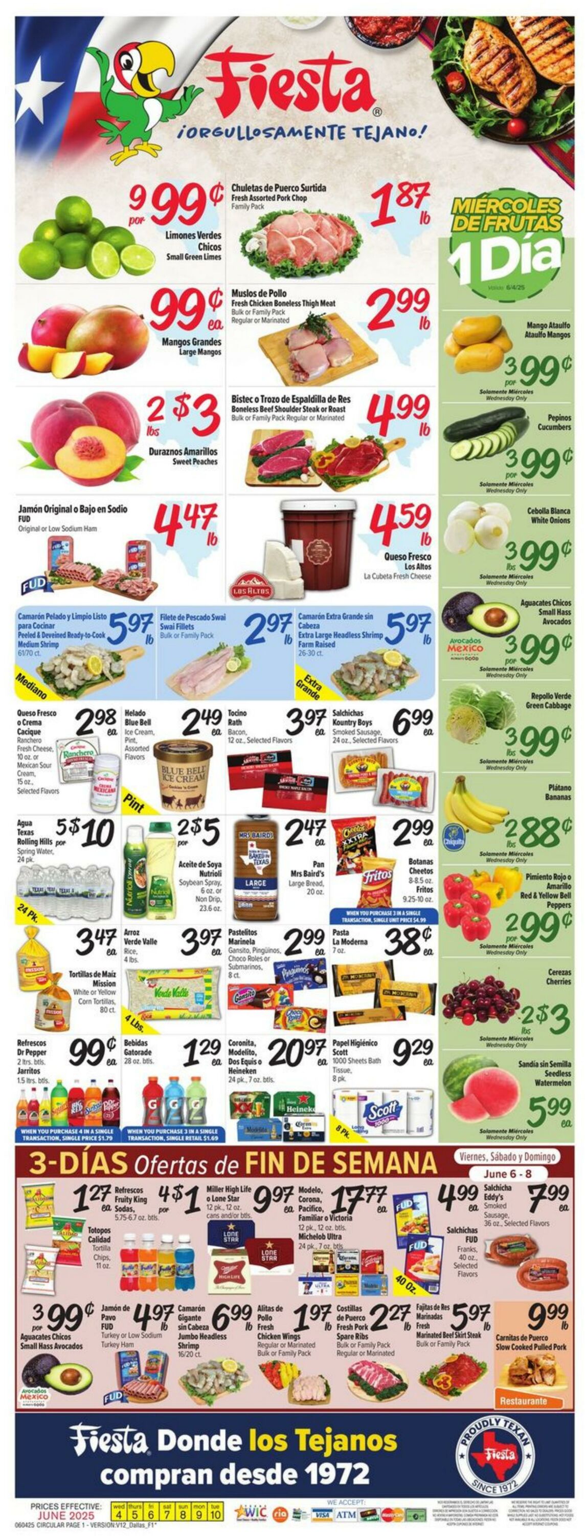 Weekly ad Fiesta Mart 06/04/2025 - 06/10/2025