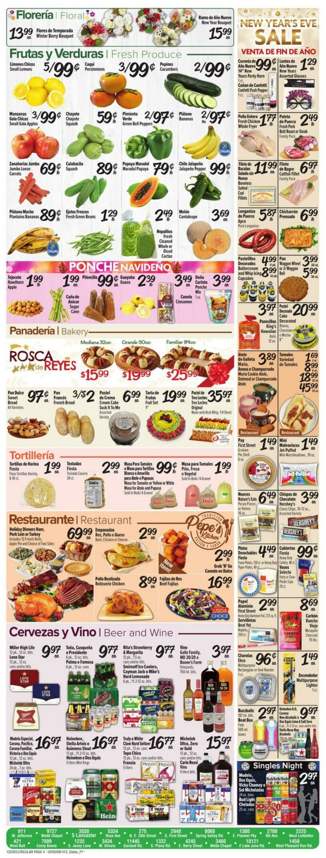 Weekly ad Fiesta Mart 12/24/2025 - 01/01/2026