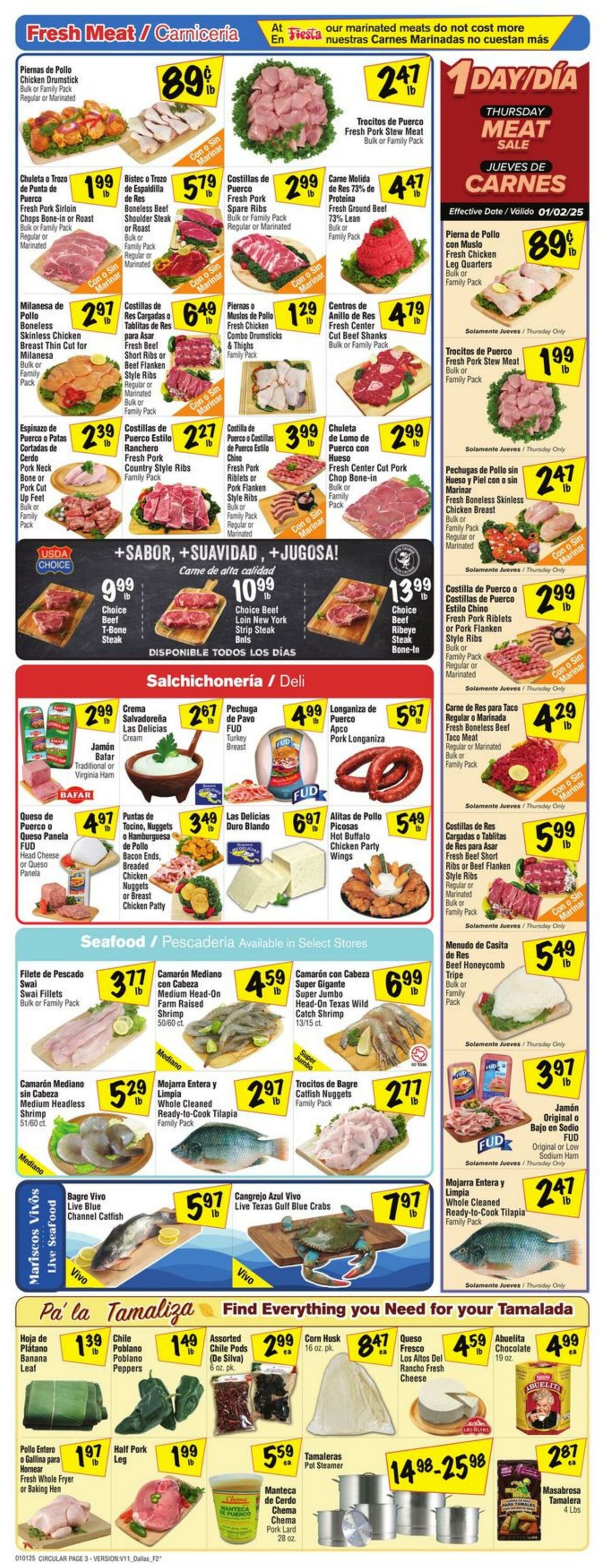 Weekly ad Fiesta Mart 01/01/2025 - 01/07/2025