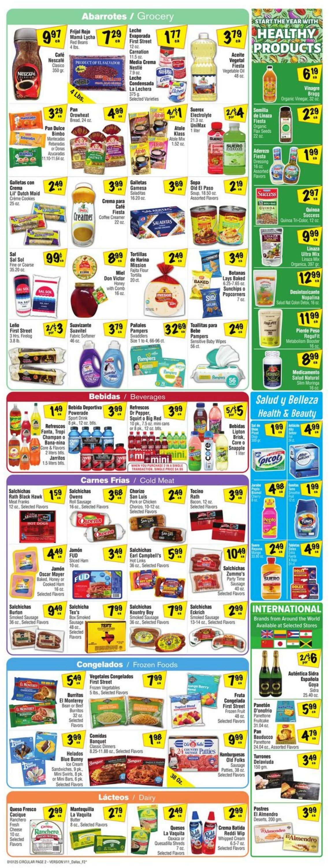 Weekly ad Fiesta Mart 01/01/2025 - 01/07/2025