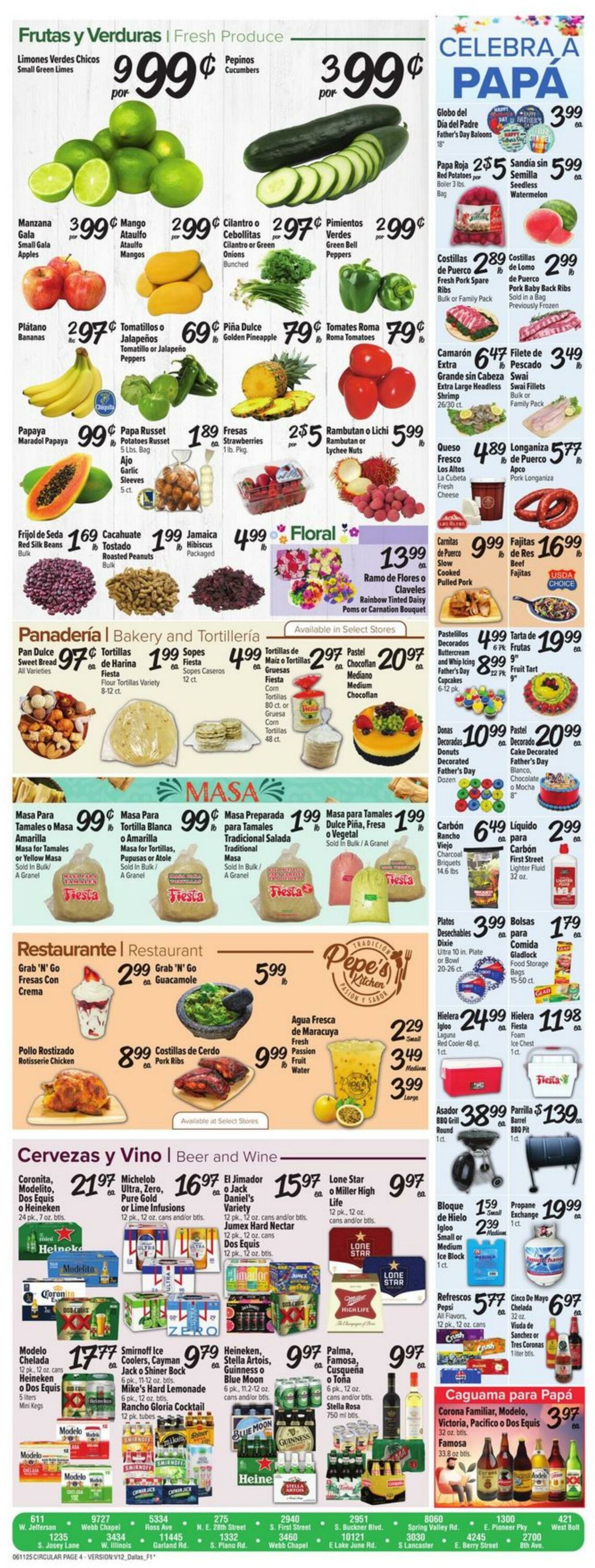 Weekly ad Fiesta Mart 06/11/2025 - 06/17/2025