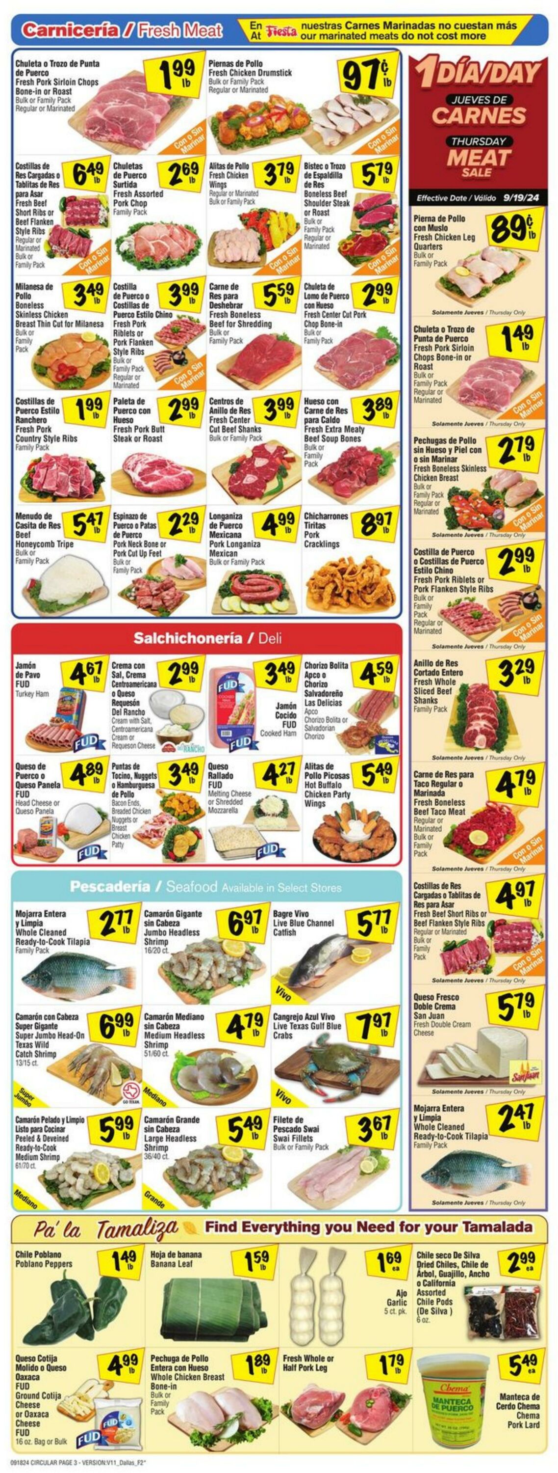 Weekly ad Fiesta Mart 09/18/2024 - 09/24/2024