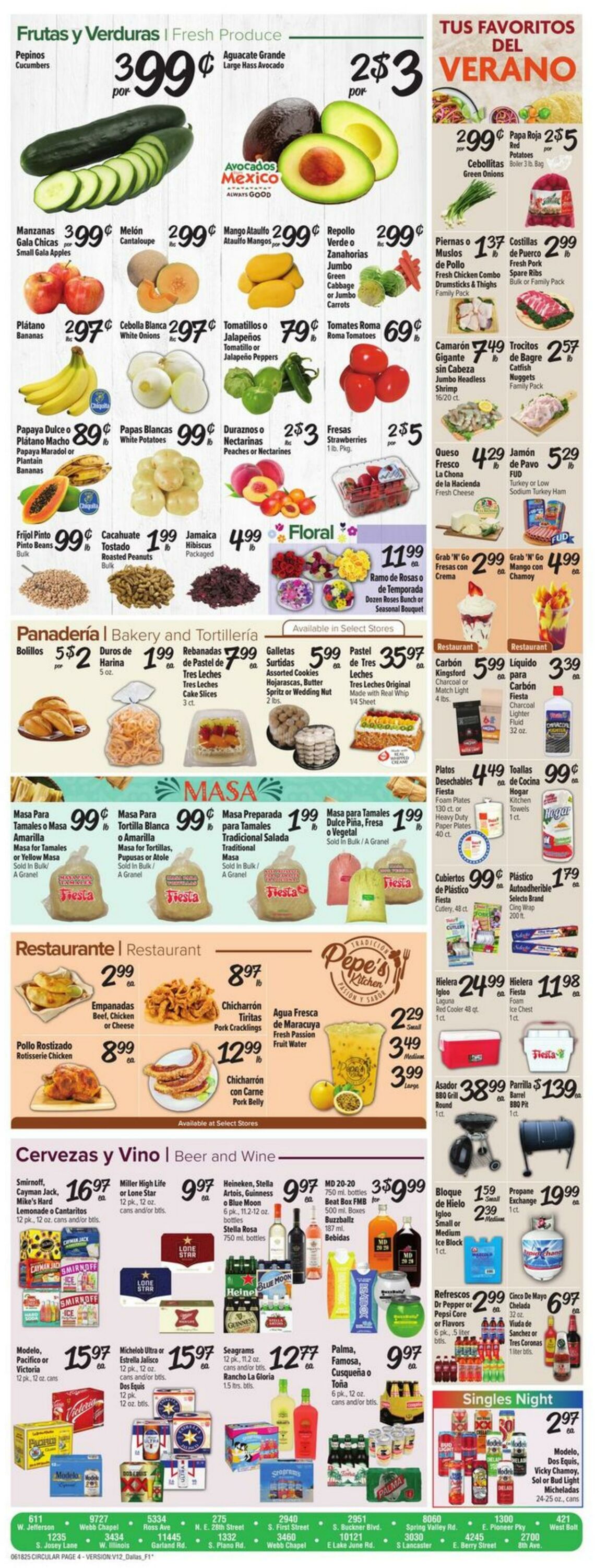 Weekly ad Fiesta Mart 06/18/2025 - 06/24/2025