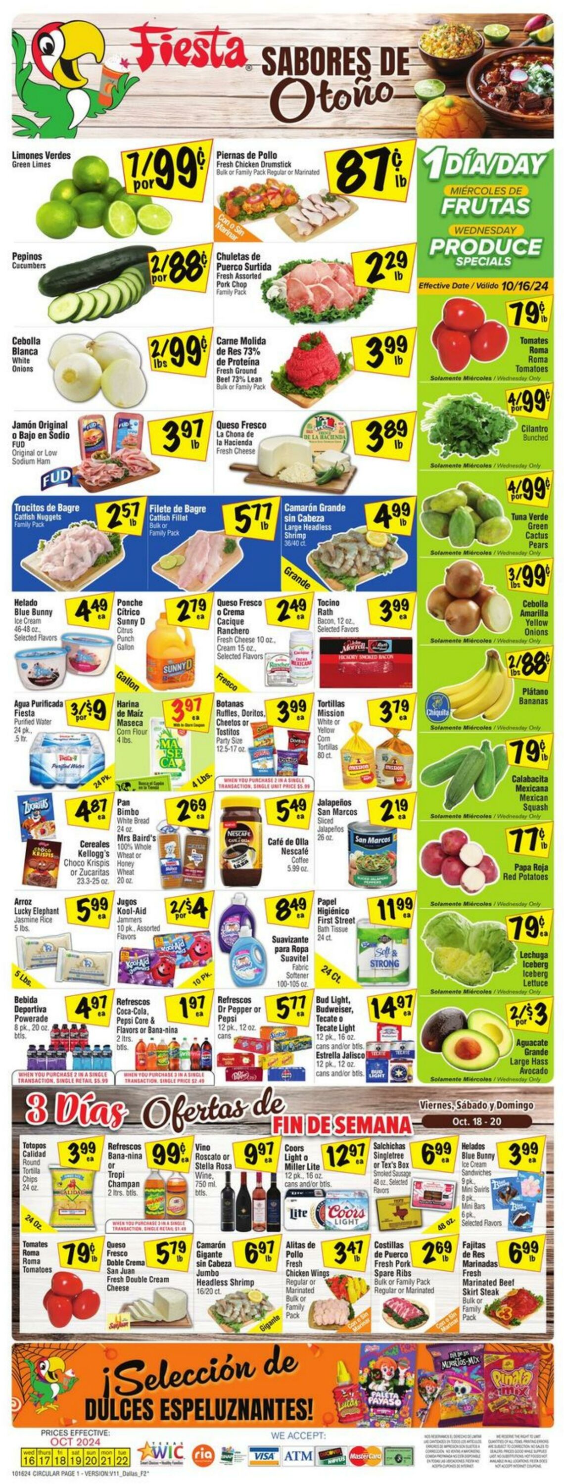 Weekly ad Fiesta Mart 10/16/2024 - 10/22/2024