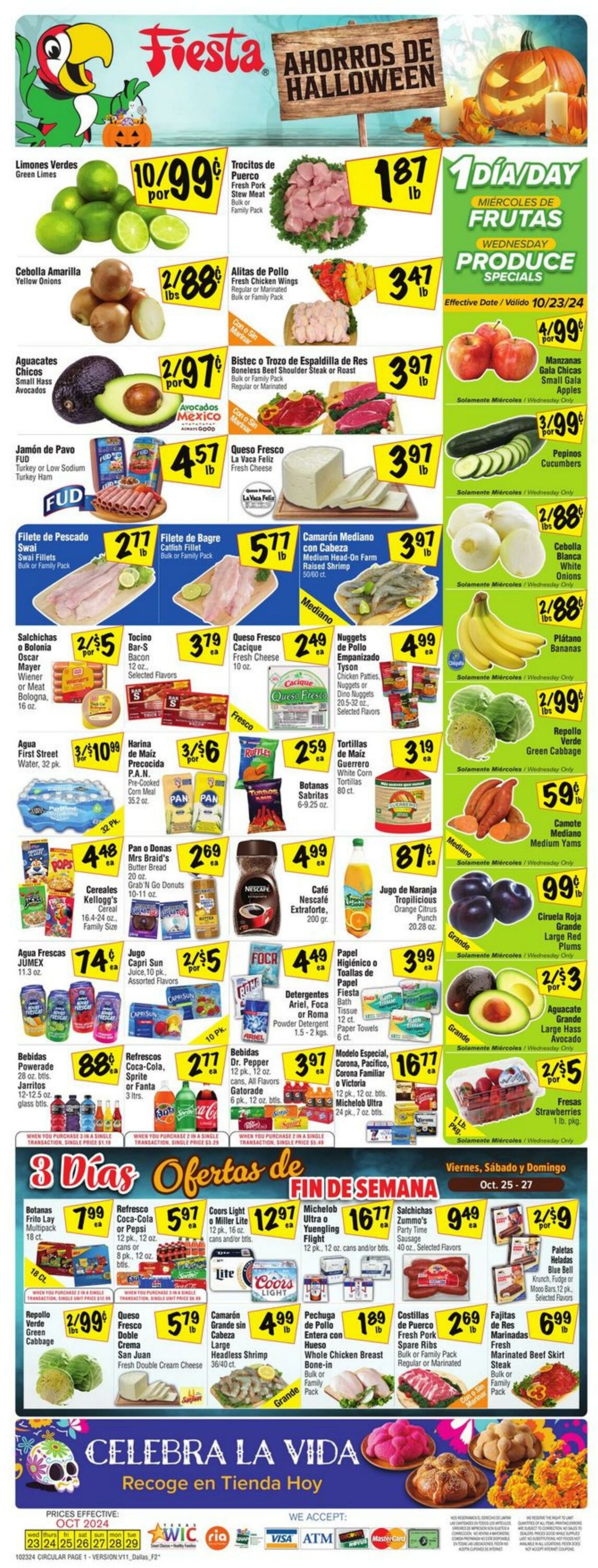 Weekly ad Fiesta Mart 10/23/2024 - 10/29/2024