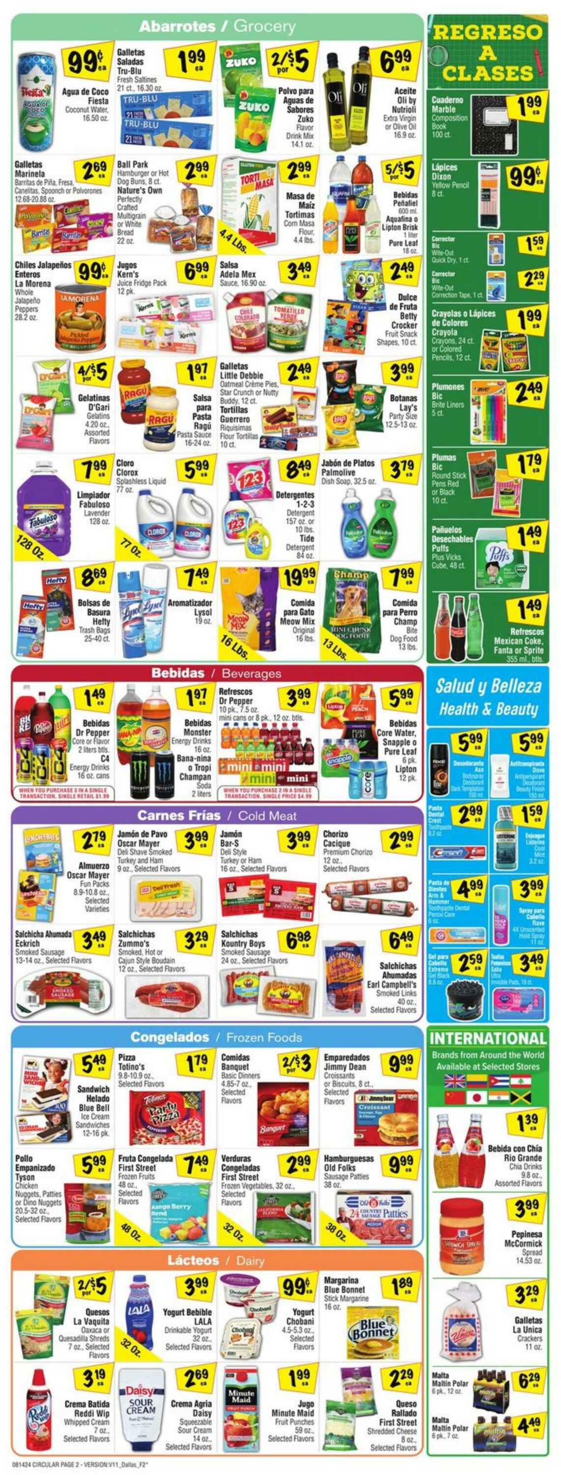 Weekly ad Fiesta Mart 08/14/2024 - 08/20/2024