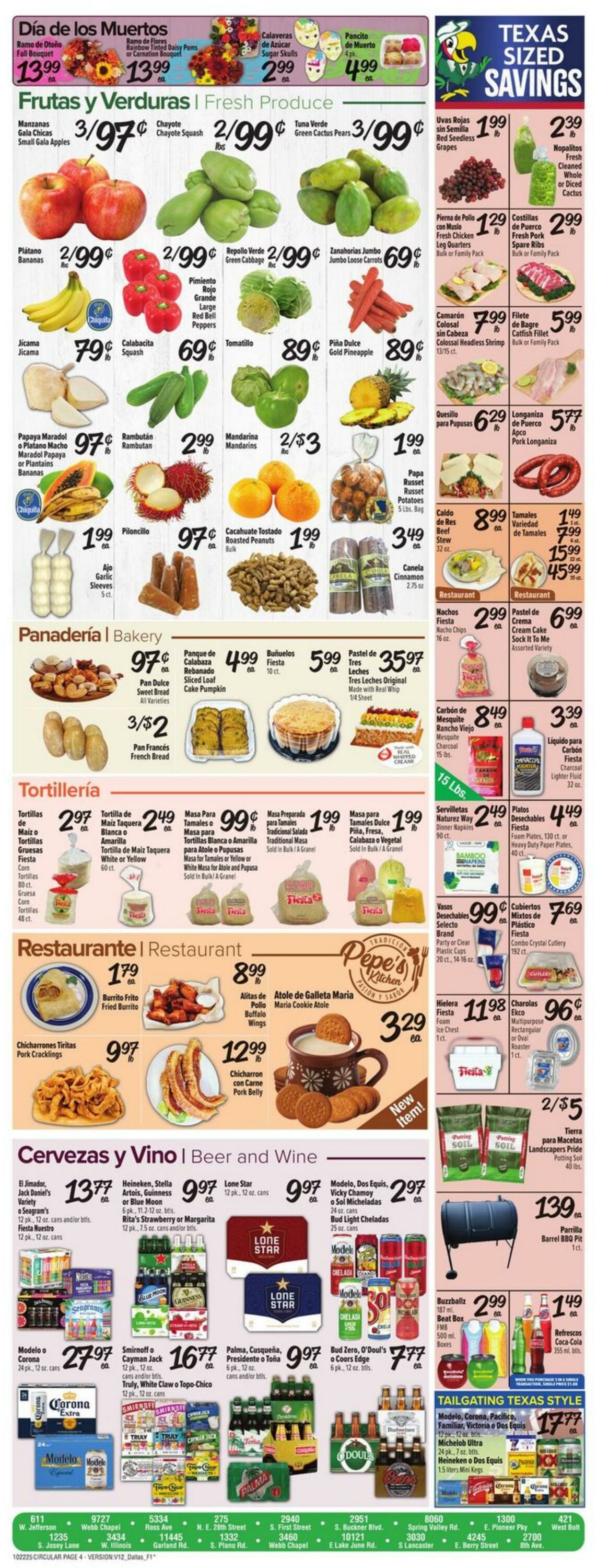 Weekly ad Fiesta Mart 10/22/2025 - 10/28/2025