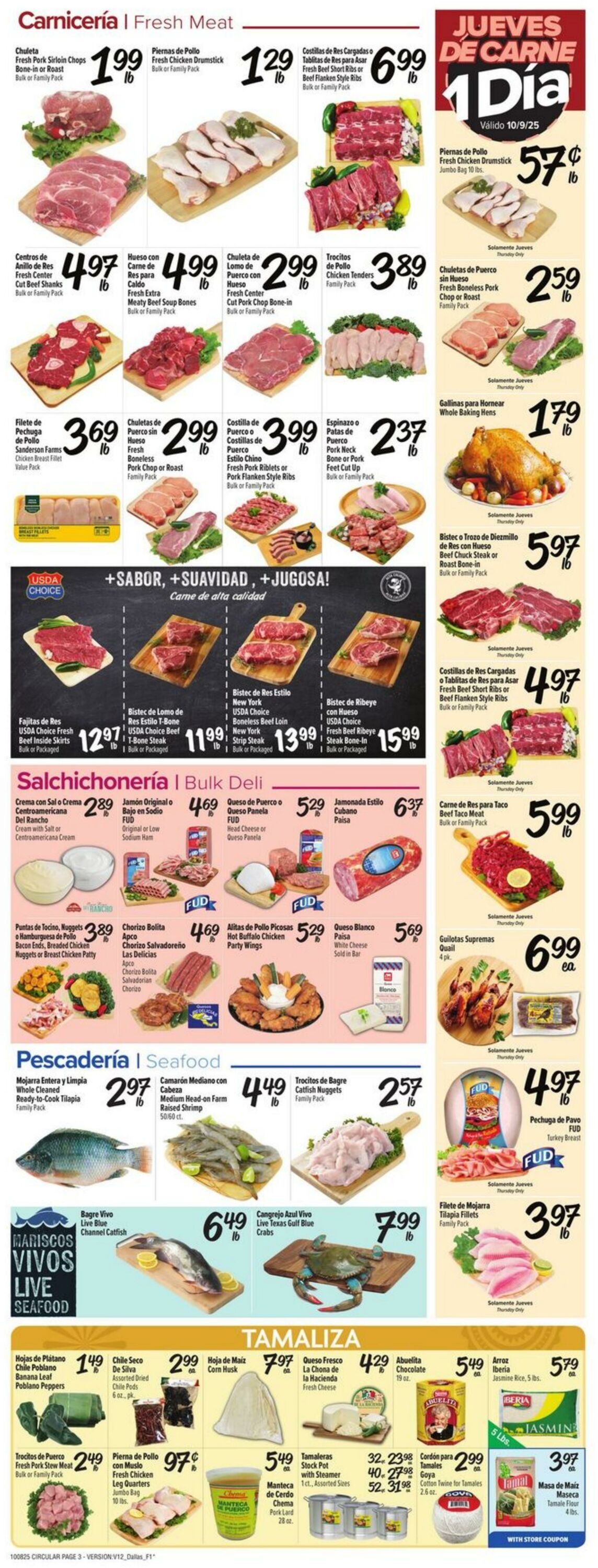 Weekly ad Fiesta Mart 10/08/2025 - 10/14/2025