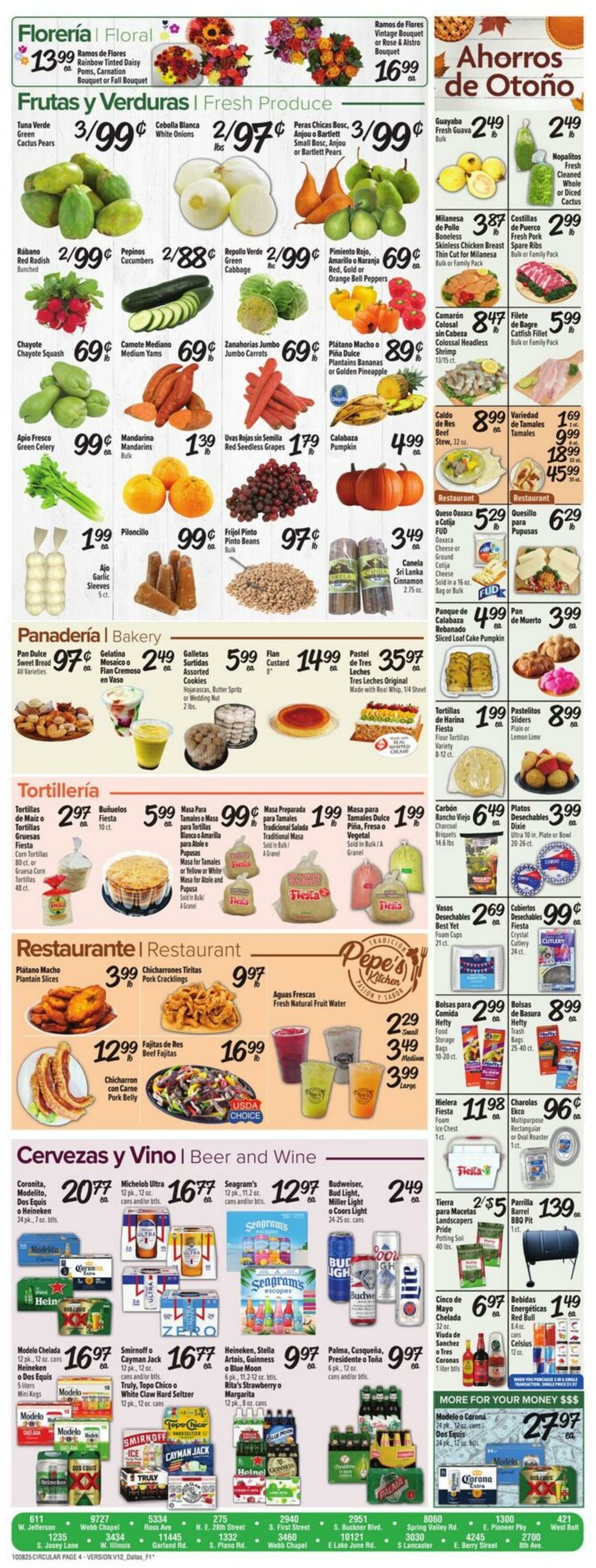 Weekly ad Fiesta Mart 10/08/2025 - 10/14/2025