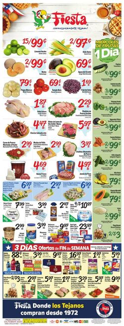Weekly ad Fiesta Mart 10/08/2025 - 10/14/2025