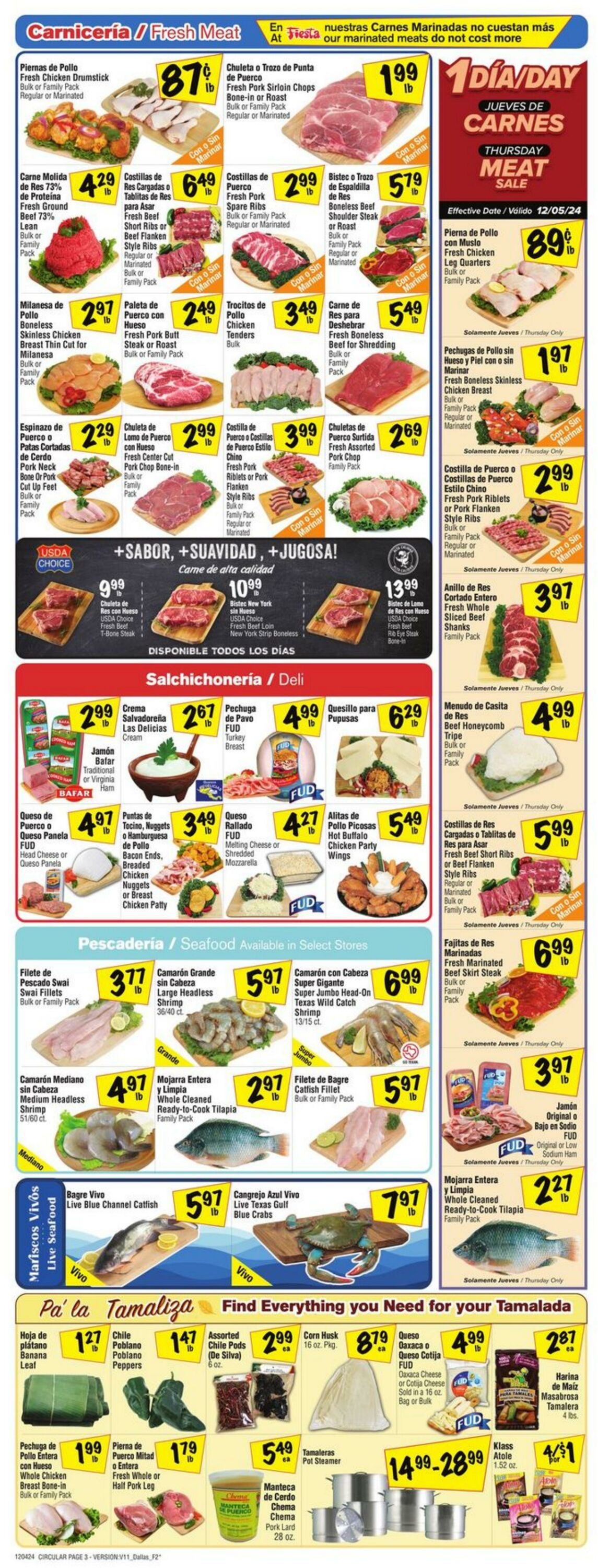 Weekly ad Fiesta Mart 12/04/2024 - 12/10/2024