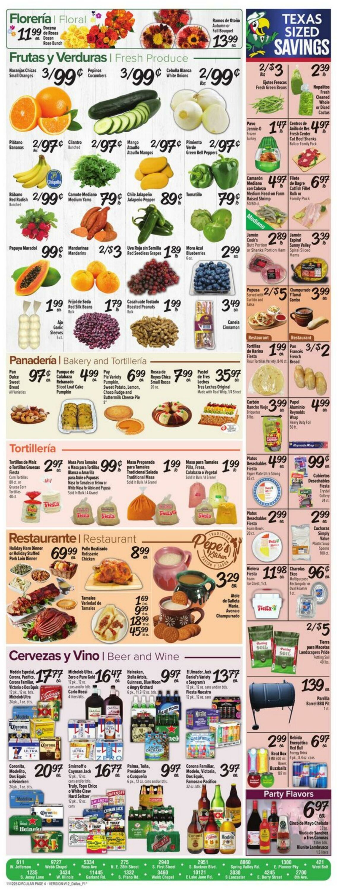 Weekly ad Fiesta Mart 11/12/2025 - 11/18/2025
