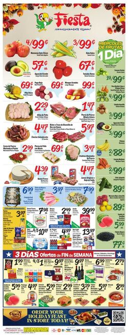 Weekly ad Fiesta Mart 11/12/2025 - 11/18/2025