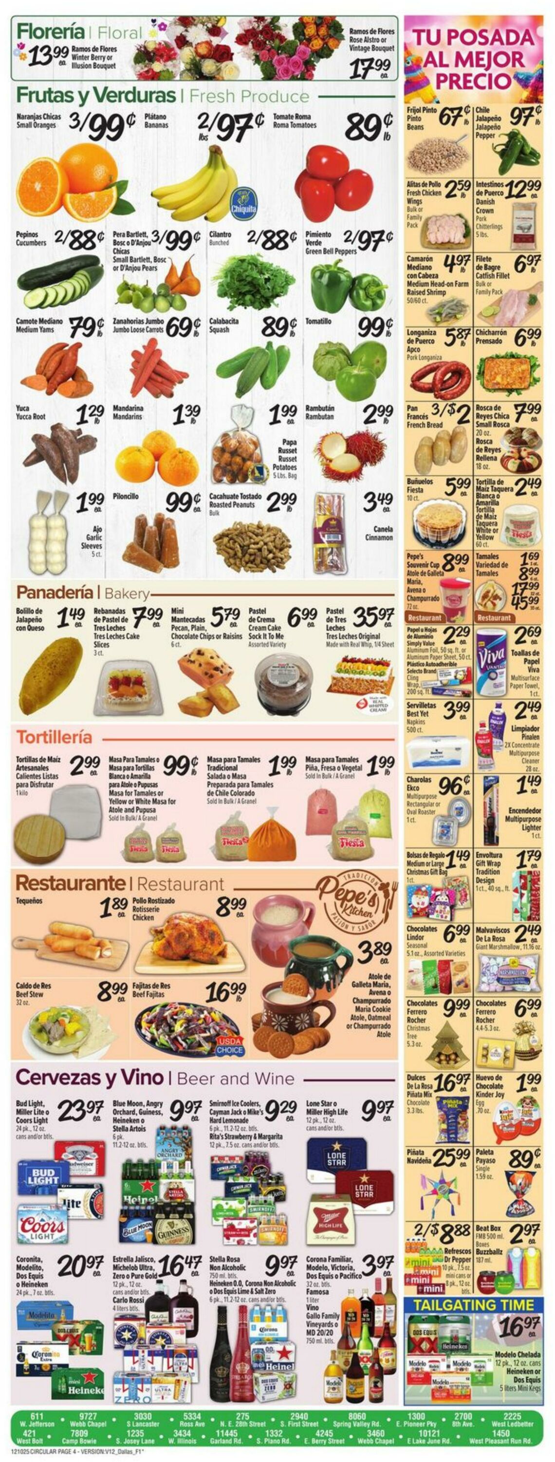 Weekly ad Fiesta Mart 12/10/2025 - 12/16/2025