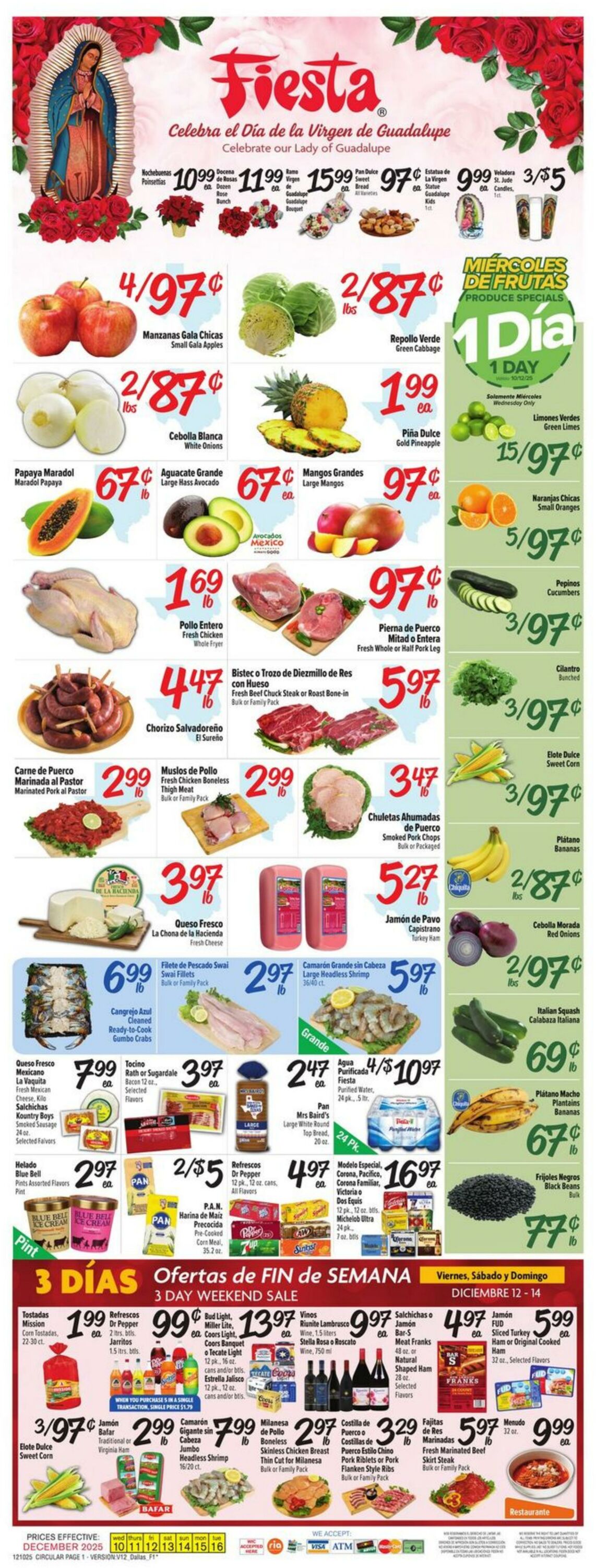 Weekly ad Fiesta Mart 12/10/2025 - 12/16/2025