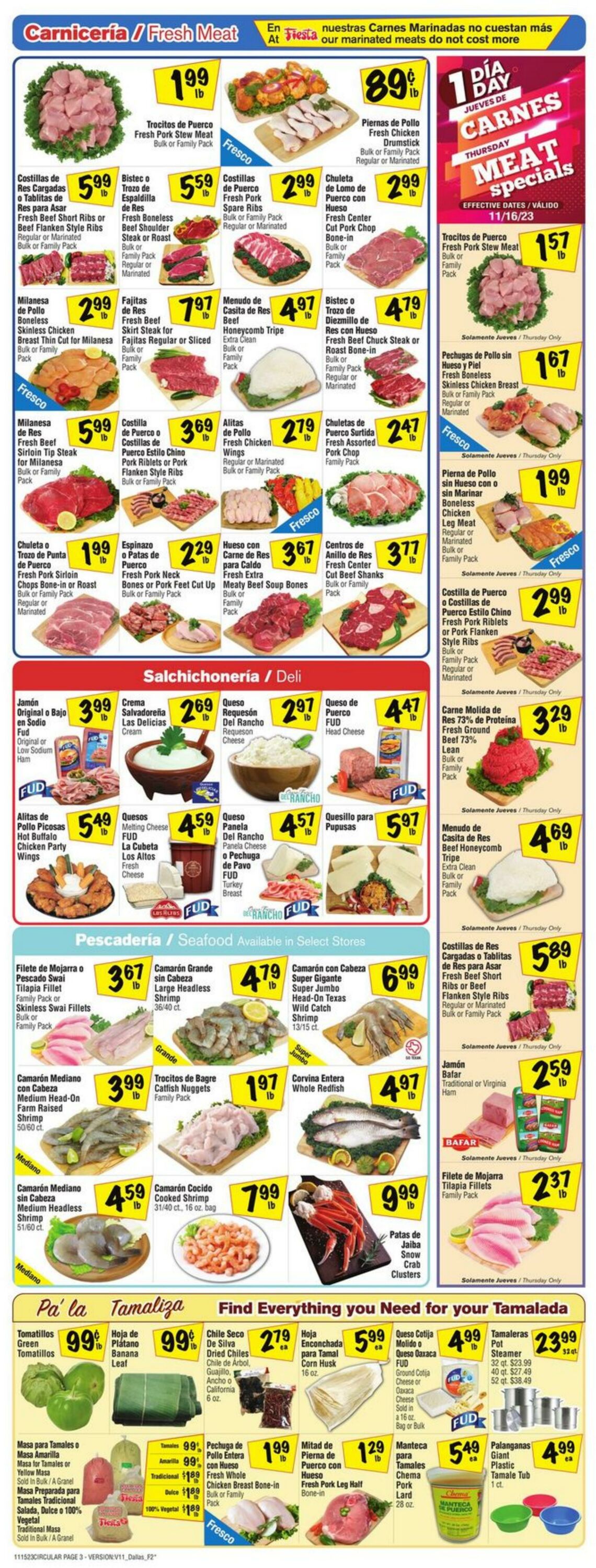 Weekly ad Fiesta Mart 11/15/2023 - 11/21/2023