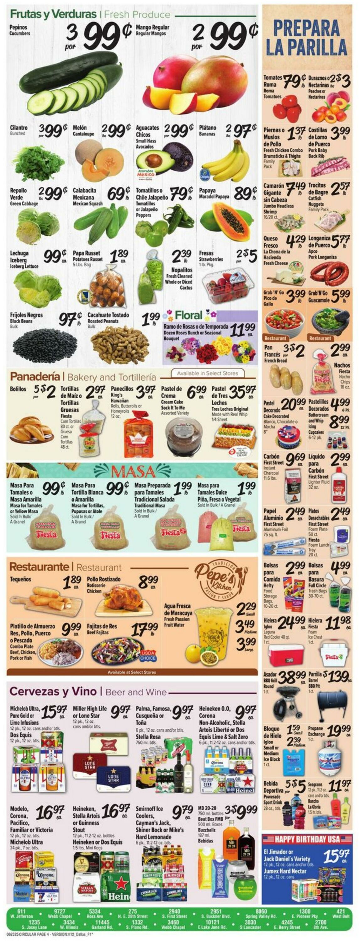 Weekly ad Fiesta Mart 06/25/2025 - 07/01/2025