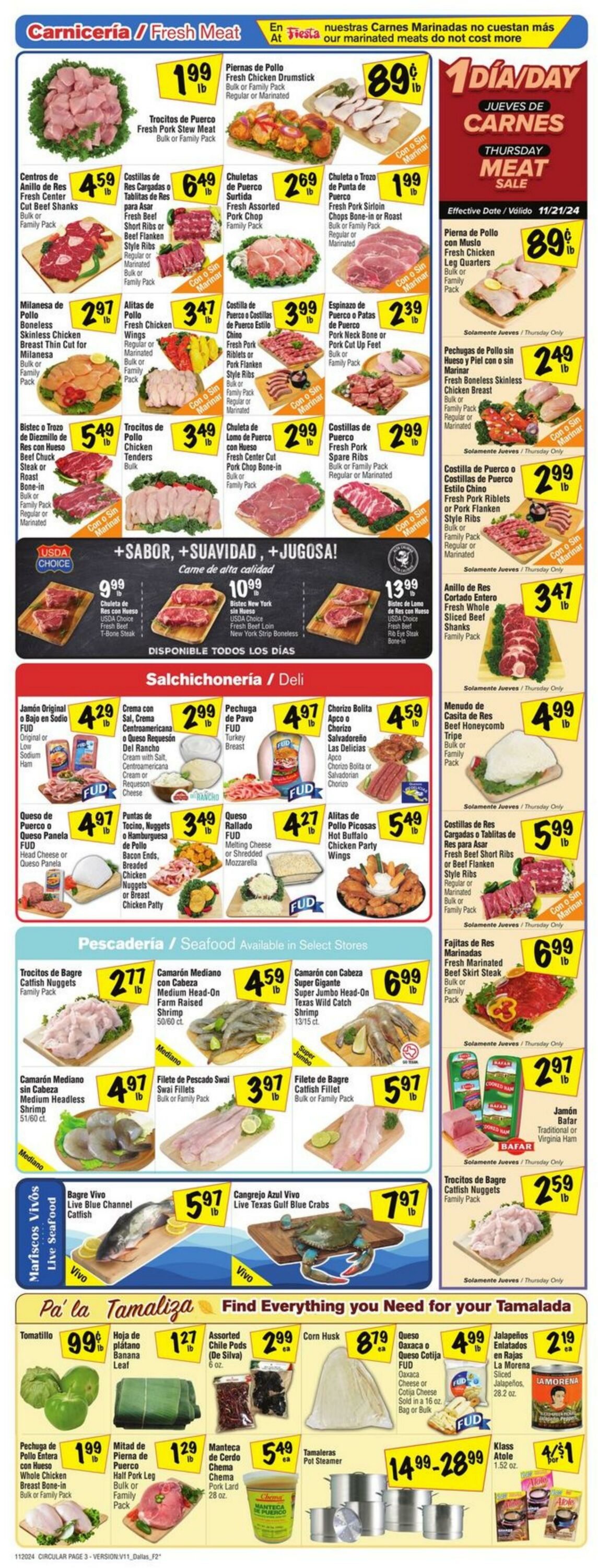 Weekly ad Fiesta Mart 11/20/2024 - 11/26/2024