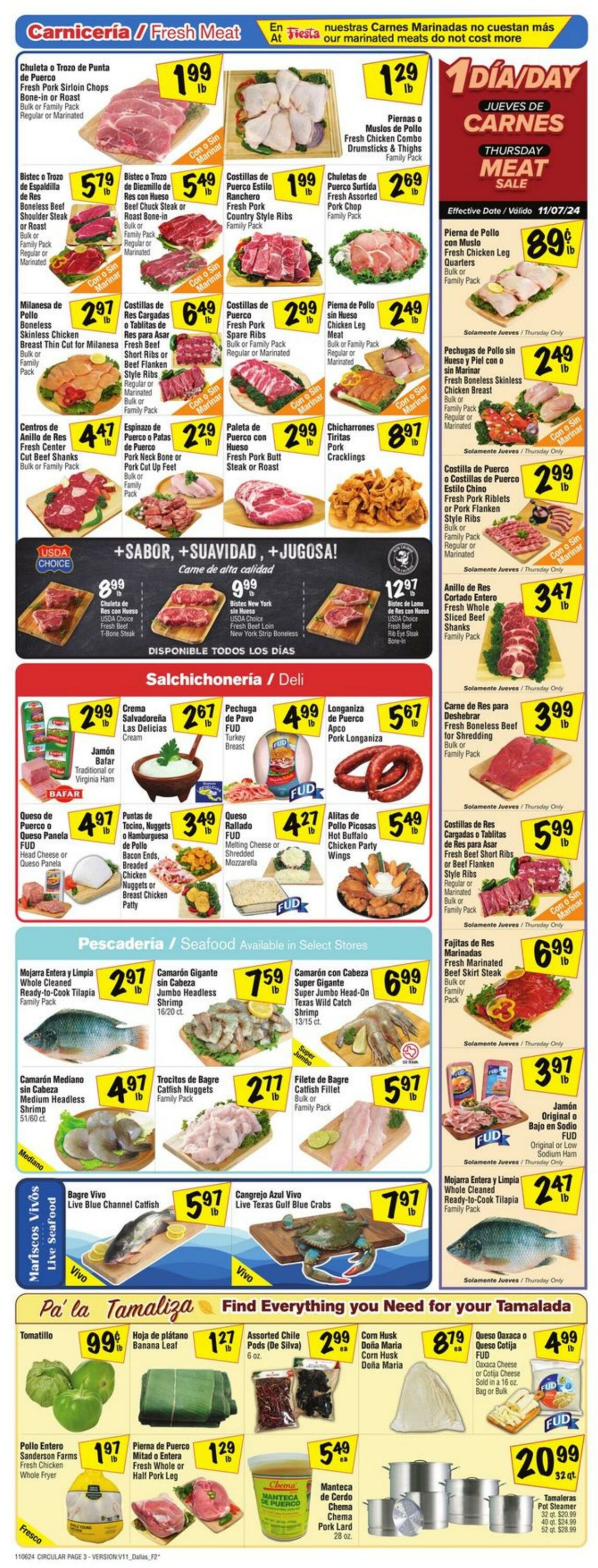 Weekly ad Fiesta Mart 11/06/2024 - 11/12/2024