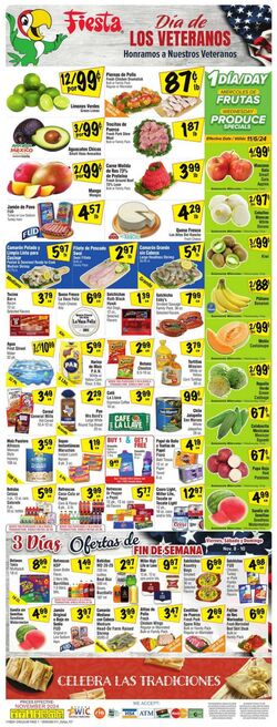 Weekly ad Fiesta Mart 11/06/2024 - 11/12/2024