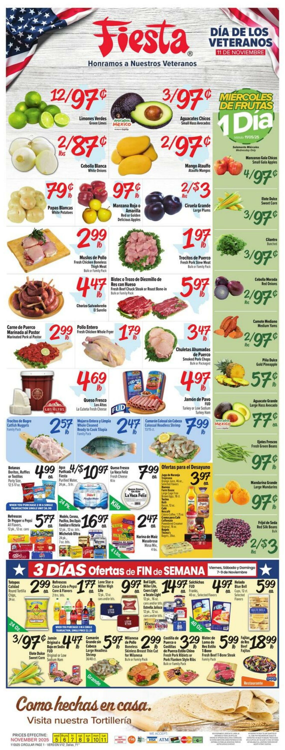 Weekly ad Fiesta Mart 11/05/2025 - 11/11/2025