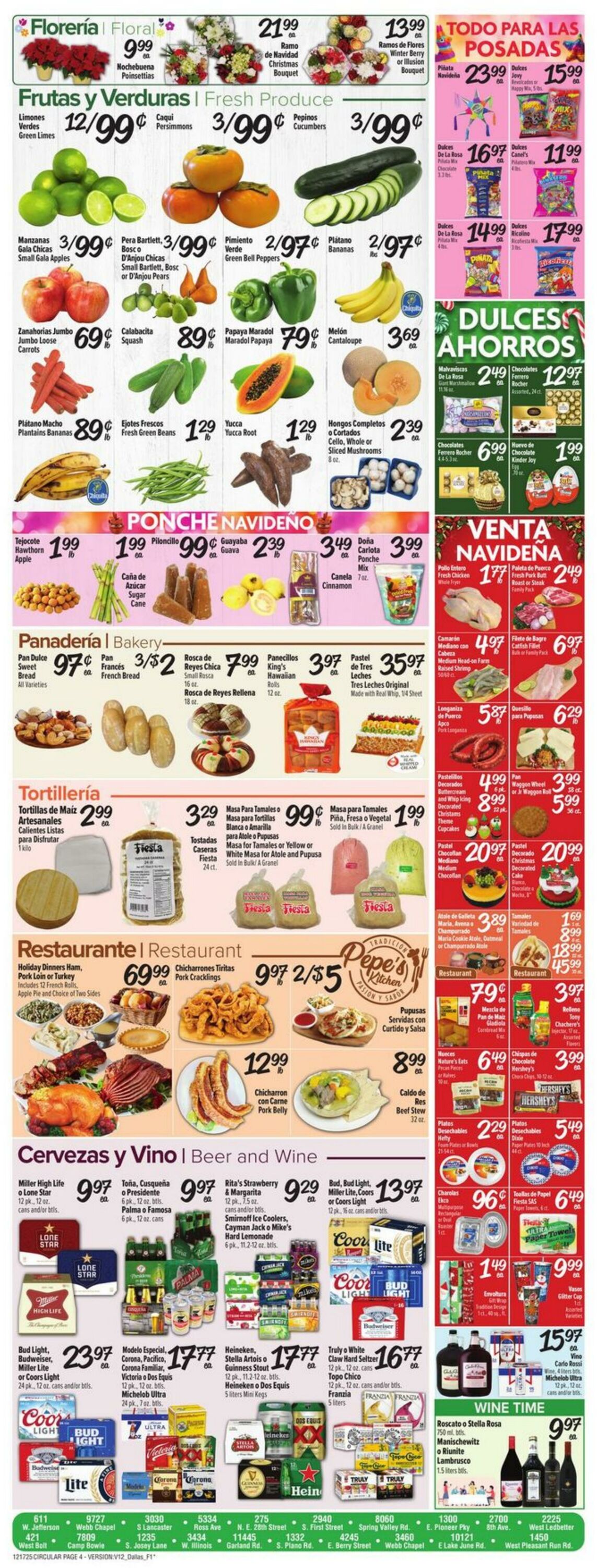 Weekly ad Fiesta Mart 12/17/2025 - 12/23/2025