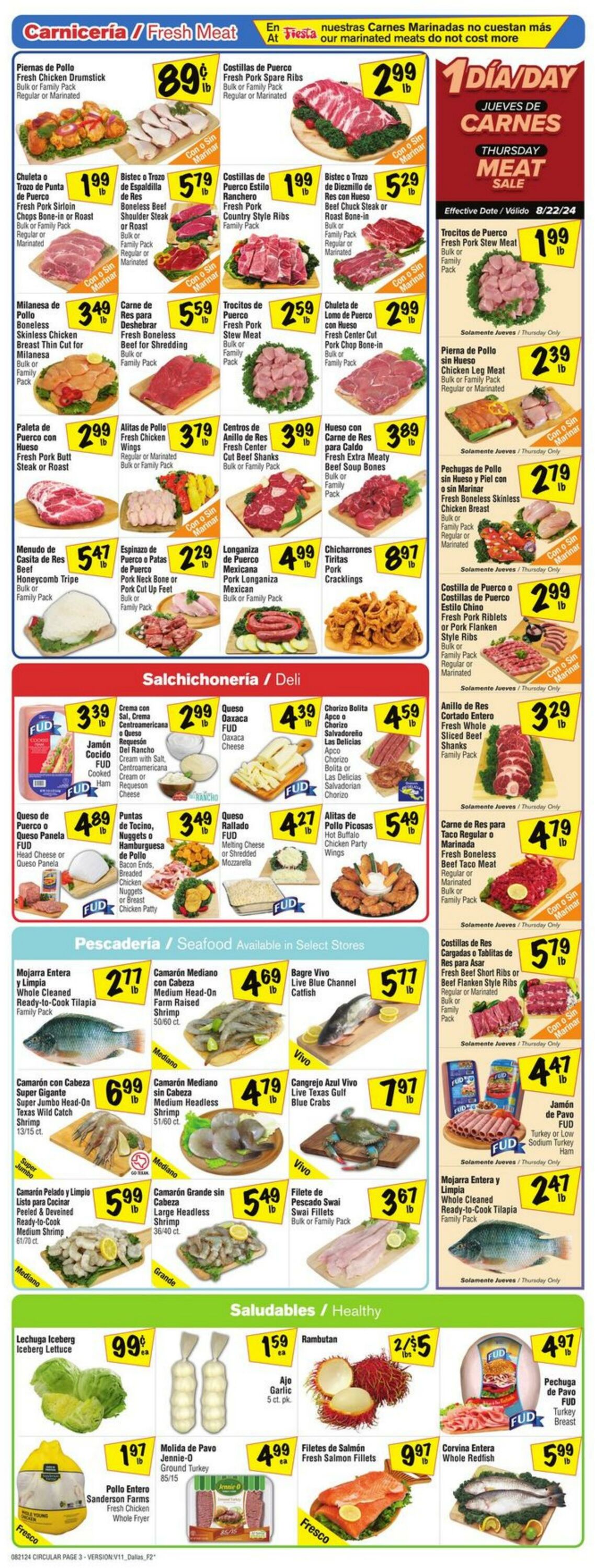 Weekly ad Fiesta Mart 08/21/2024 - 08/27/2024