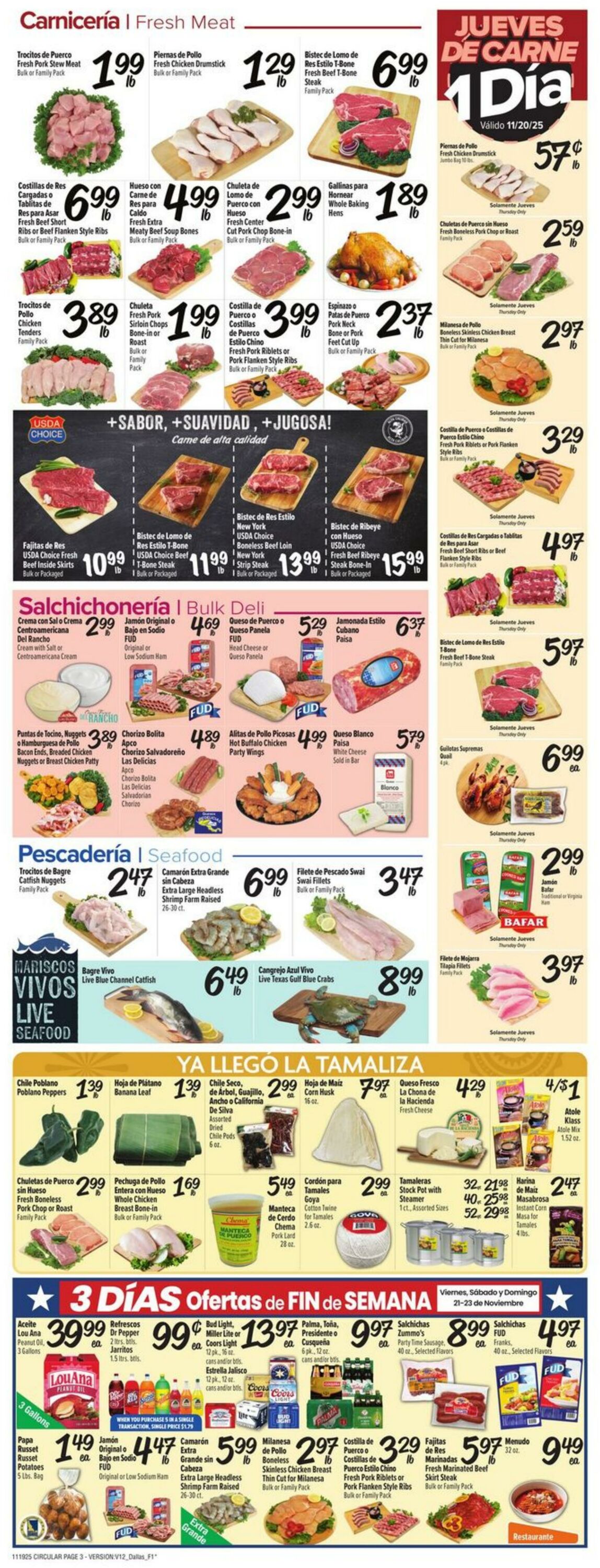 Weekly ad Fiesta Mart 11/19/2025 - 11/25/2025