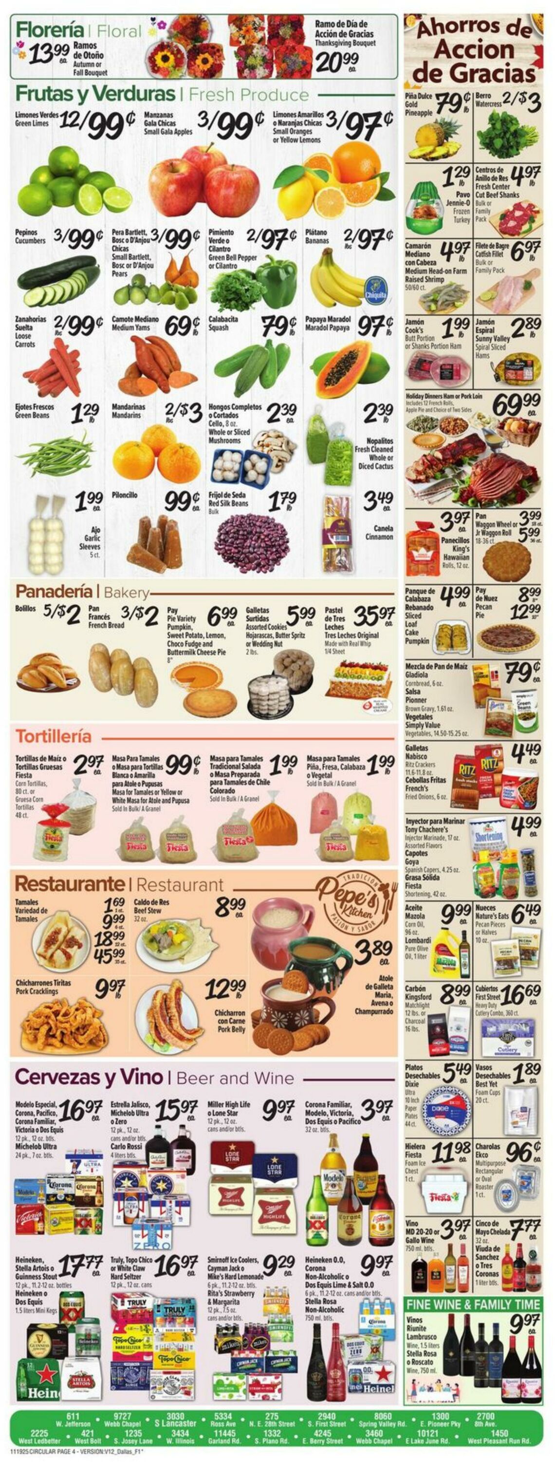 Weekly ad Fiesta Mart 11/19/2025 - 11/25/2025