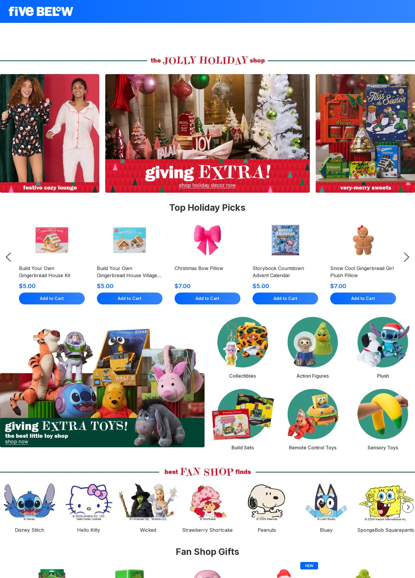 Weekly ad Five Below 11/01/2025 - 11/30/2025