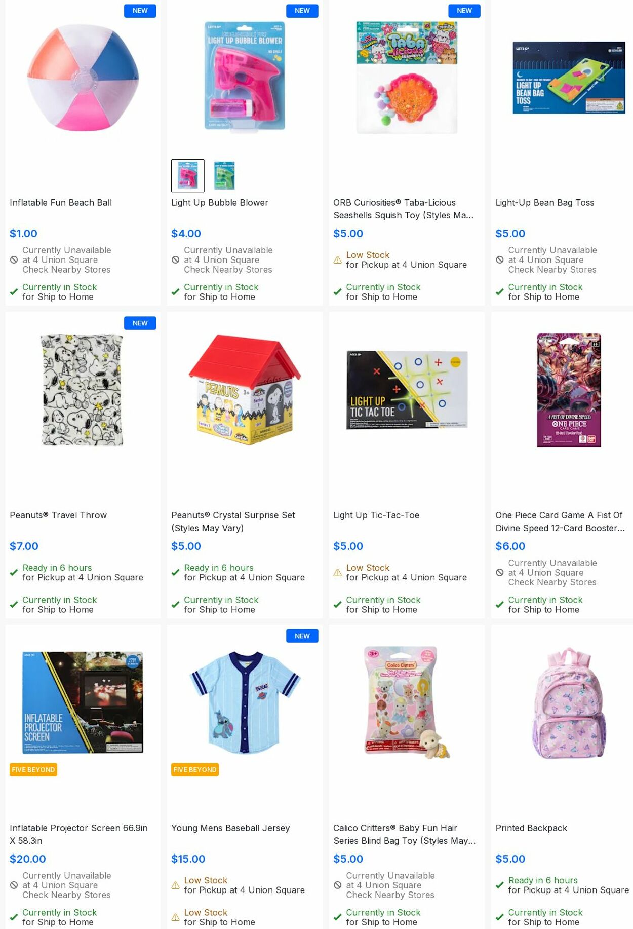 Weekly ad Five Below 08/01/2025 - 08/31/2025