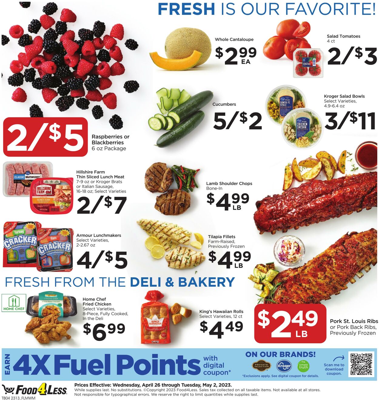 Weekly ad Food 4 Less 04/26/2023 - 05/02/2023