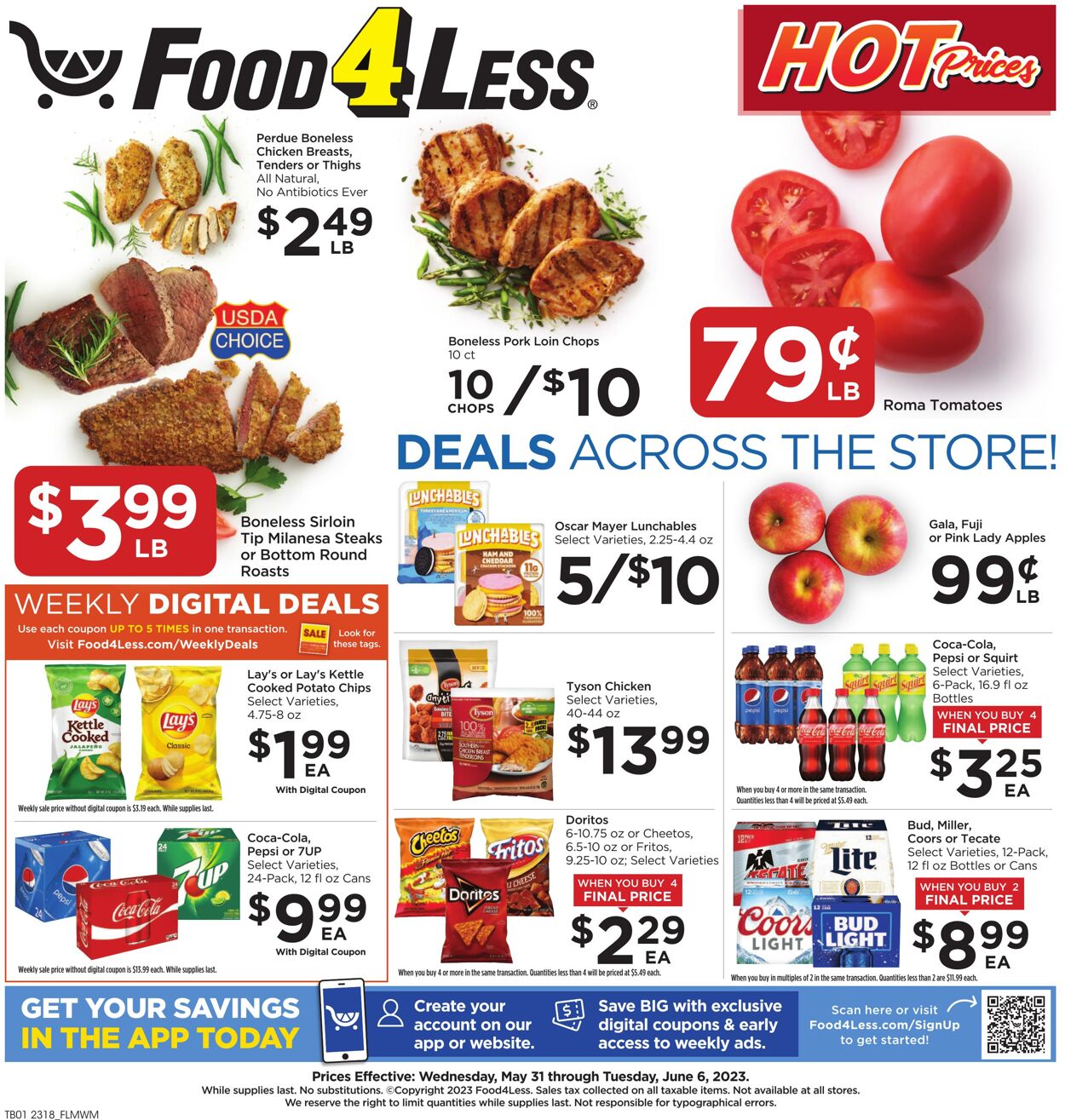 Weekly ad Food 4 Less 05/31/2023 - 06/06/2023