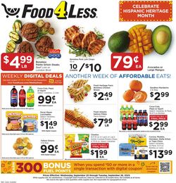 Weekly ad Food 4 Less 09/20/2023 - 09/26/2023