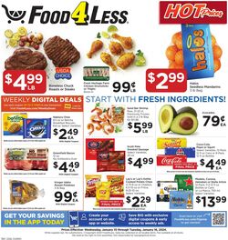 Weekly ad Food 4 Less 01/04/2023 - 01/31/2023