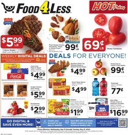 Weekly ad Food 4 Less 10/25/2023 - 10/31/2023