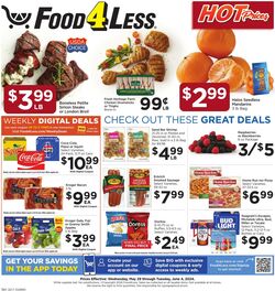 Weekly ad Food 4 Less 06/26/2024 - 07/04/2024