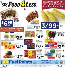 Weekly ad Food 4 Less 06/19/2024 - 06/25/2024