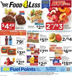 Weekly ad Food 4 Less 07/05/2024 - 07/09/2024