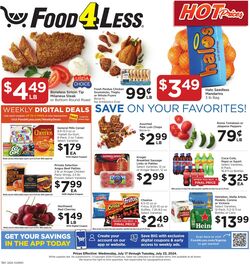 Weekly ad Food 4 Less 07/17/2024 - 07/23/2024