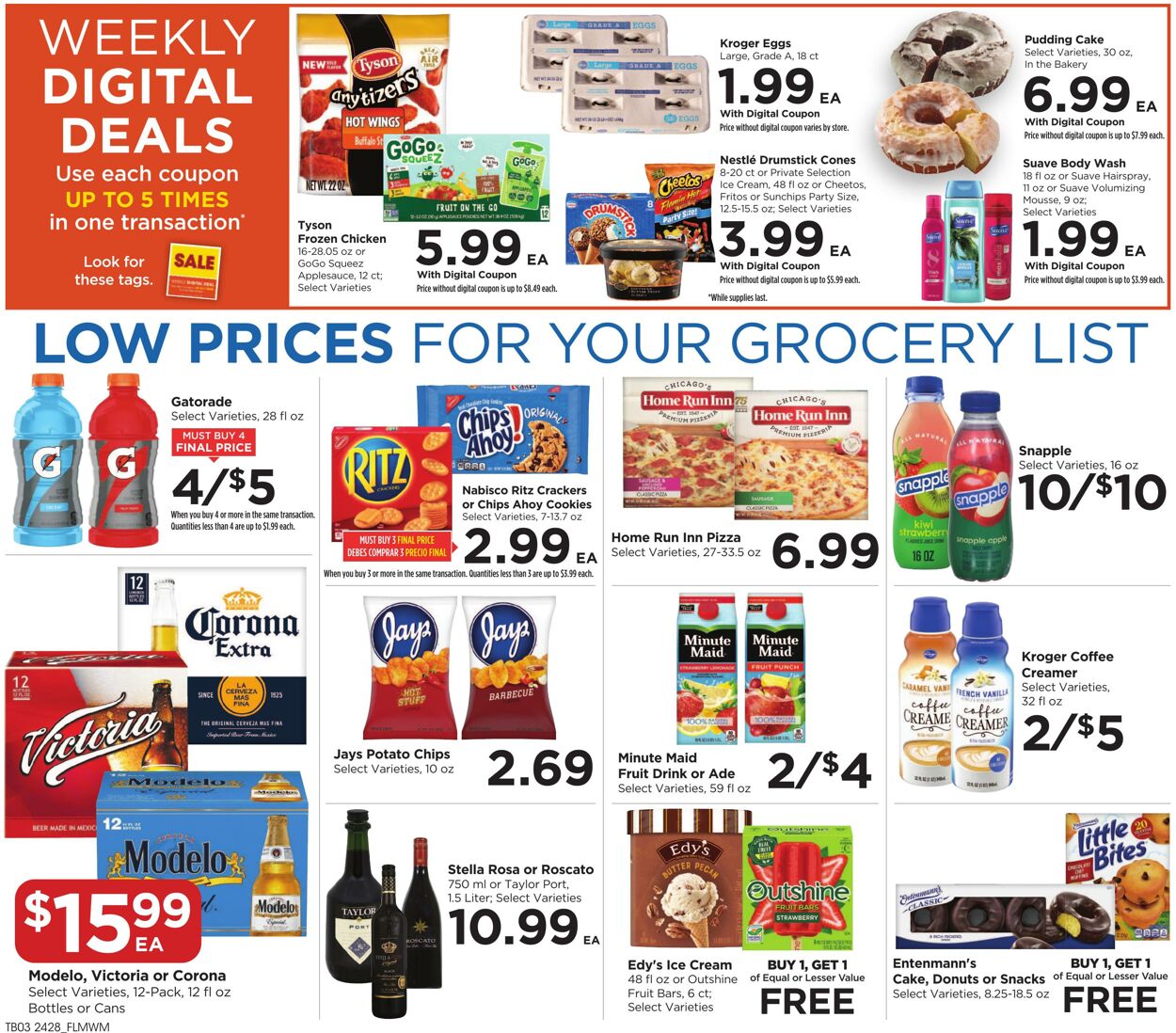 Weekly ad Food 4 Less 08/14/2024 - 08/20/2024