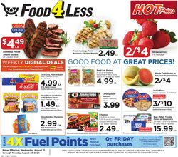 Weekly ad Food 4 Less 08/07/2024 - 08/13/2024