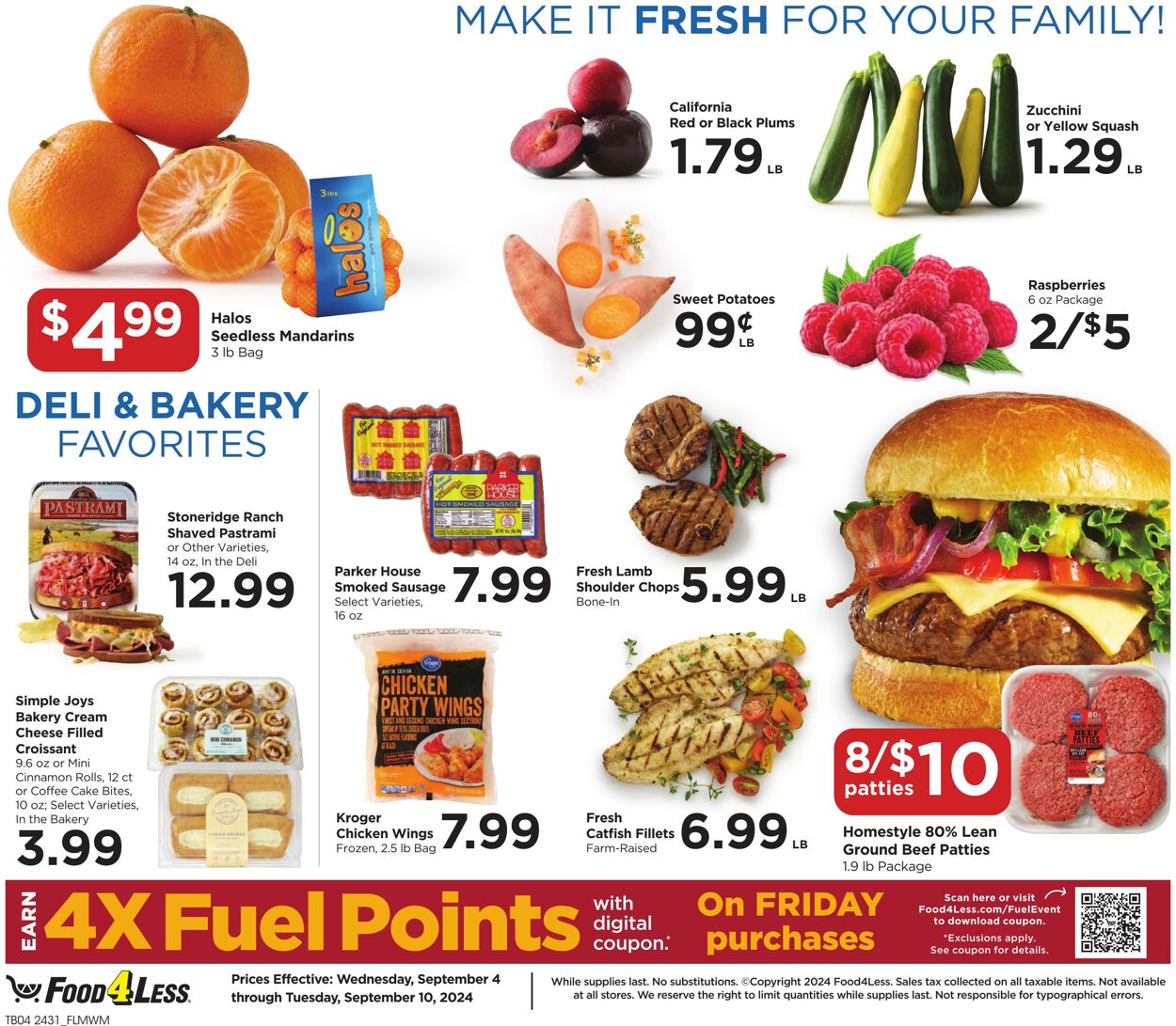 Weekly ad Food 4 Less 09/04/2024 - 09/10/2024