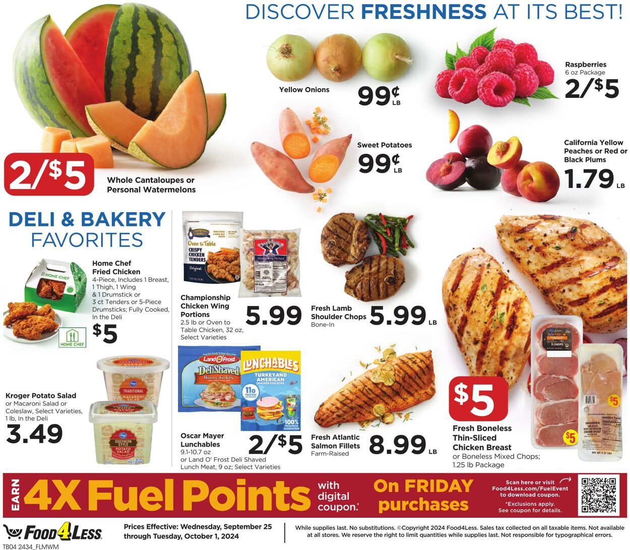 Weekly ad Food 4 Less 09/25/2024 - 10/01/2024