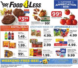 Weekly ad Food 4 Less 10/09/2024 - 10/15/2024