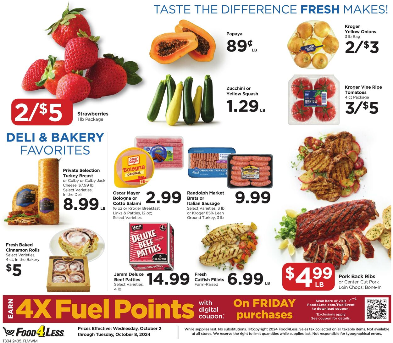 Weekly ad Food 4 Less 10/02/2024 - 10/08/2024