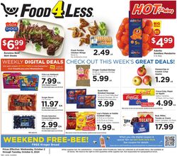 Weekly ad Food 4 Less 10/09/2024 - 10/15/2024