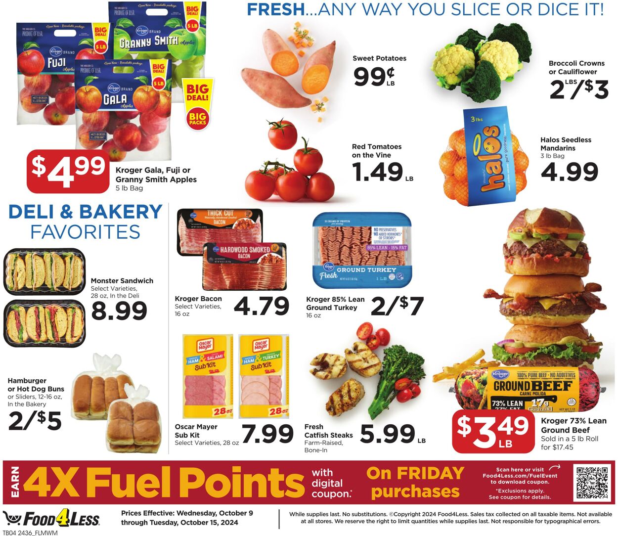 Weekly ad Food 4 Less 10/09/2024 - 10/15/2024