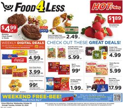 Weekly ad Food 4 Less 10/30/2024 - 11/05/2024